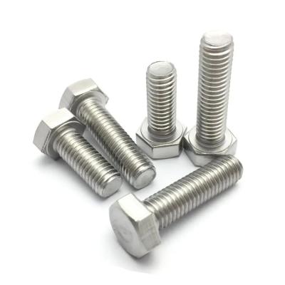 中国 Hex Head Bolts Monel 400 DIN933 DIN931 M6 M8 M10 Bolts and Nuts Full Threaded Hex Bolts 販売のため