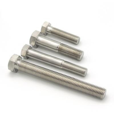 Κίνα DIN933 931 Hex Head Bolts And Nuts Nickel Alloy Inconel 600 601 625 825 Hex Bolt / Screws προς πώληση