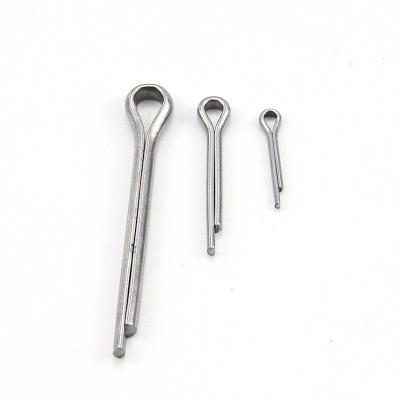 China Cylindrical Stainless Steel Split Pins Flat Head Fastening Pins for Heavy Duty Applications for sale