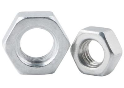 China JIS B 1181 - 2004 Dip Press Sanitary Galvanized Thick M5 M6 0.75 Aluminium Hex Nuts for sale