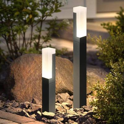 China IP65 Outdoor Aluminum Acrylic Lawn 30CM 40CM 60CM Height Garden Lamp Multi Light 80CM Post LED Light for sale