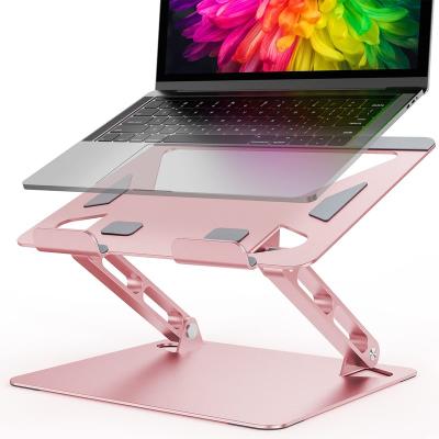 China 2022Ergonomic Design 2022Ergonomic Design Adjustable Folding Laptop Tablet Stand Computer Aluminum Folding Tablet Stand for sale