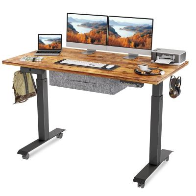 China Rectangular Style Adjustable Legs Electric Standing Desk (Height) Adjustable Standing Desk with Powerful Dual-Motor Lifting System for sale