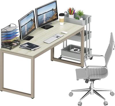 China Durable High Quality Metal Legs Physical Study Channels Modern Simple Table Personal Computer Desk for sale