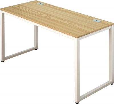 China Easy Assemble High Quality Metal Legs Physical Study Channels Modern Simple Table Personal Computer Desk for sale