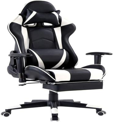 China Other High Quality Ergonomic E-sports Swivel Lumbar Recliner Massage Office Chair Gaming Chair With Headrest Support for sale