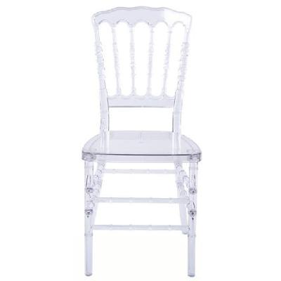 China High quality modern transparent clear white wedding event factory price hotel tiffany chair for hotel for sale