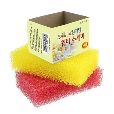 China Viable Natural Loofah Kitchen Sponge Cleaning Dish Wet Wash Scouring Pad for sale