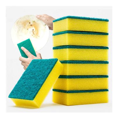 China Sustainable High Quality Multi-Use Sponges Sponge Scouring Pad Cleaning Resilience Good For Kitchen for sale