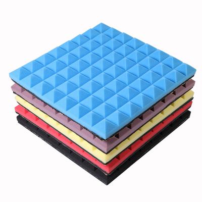 China Studio Modern Processing Pyramid Wall Foam Panel Soundproofing Acoustic Wall Tiles Fireproof And Acoustic Equipment For Studio for sale