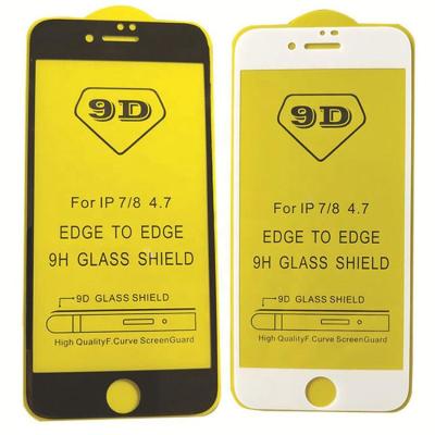 China 9H Hardness Full Cover 9D Film Tempered Glass For iPhone 6 6S 7 8 plus X XS XR 11 pro MAX Screen Protector for sale