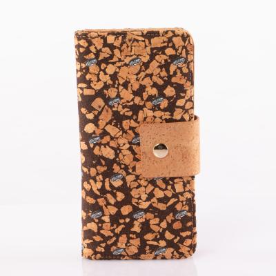 China 3D-printed Customized Waterproof Recycled Coffee Grounds Wallet Cork Coin Wallet Bag for sale