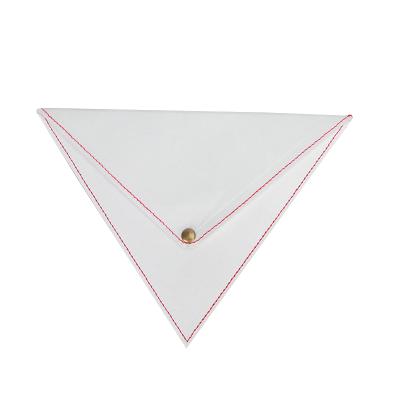 China High quality custom triangle shape tyvek paper wallet/plain tyvek triangle bag/white tyvek coin purse for sale