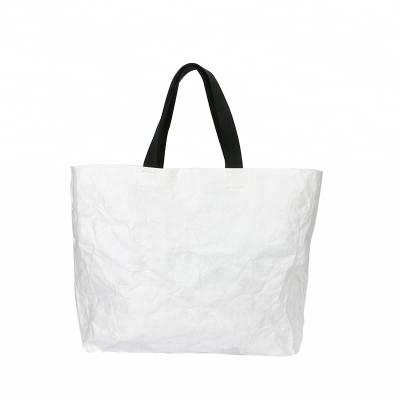 China biodegradable high quality custom tyvek shopping bag/eco-friendly tyvek paper handbag/pure white paper bag for sale