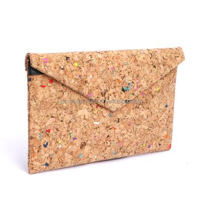 China China Suppliers Waterproof Cork Wallet, Custom Cork Envelope Bag, Elegant Cork Document Bag for sale