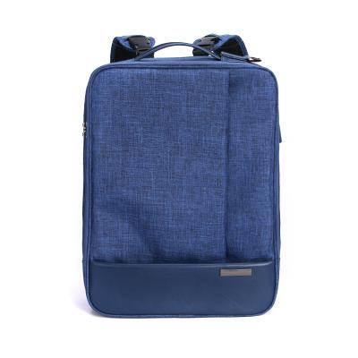 China High Quality Large Capacity Custom Backpack, Creative Blue Frosted Oxford Cloth Travel Management Computer Backpack Bag With Compartment for sale