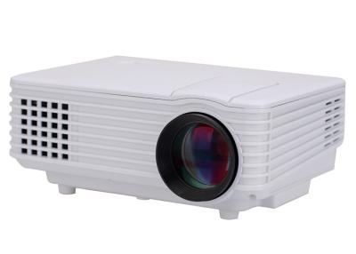 China White Color HD Video Projectors / Movie Projectors For Home Support IPhone IPad Computer for sale