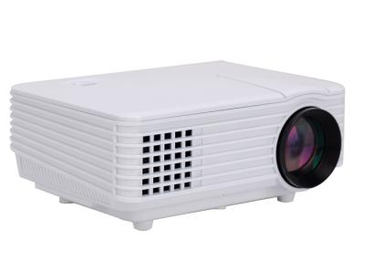 China Home Theatre Movie Mini LED Projectors White Color Support HDMI VGA AV USB for sale