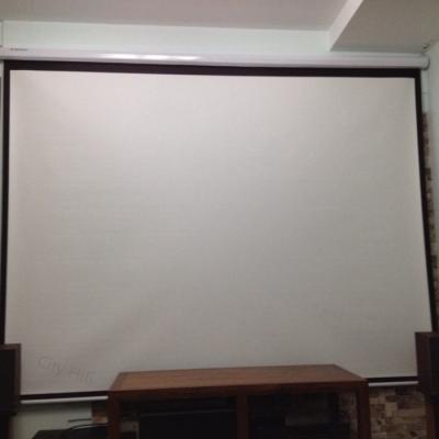 China 100 ~ pantalla de proyección eléctrica 240V/pantalla de proyector teledirigida para el teatro casero en venta