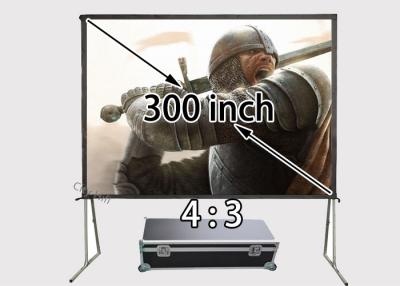 China Outdoor Concert Party Fast Fold Projection Screen 300inch Easy Carry for sale