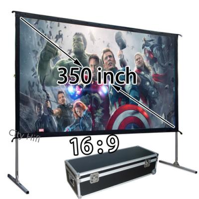 China 350'' Fast Fold Projection Screen 16 By 9 High Definition Projection Screen for sale