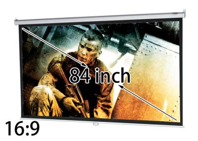 China Self - Lock High Contrast Projection Screen High Definition 159 x 90cm for sale