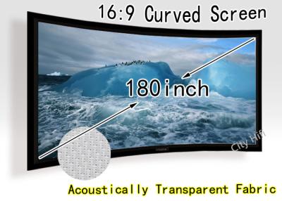 China 3D Fixed Frame Wall Mounted Projection Screen For Home Hd Projectors for sale