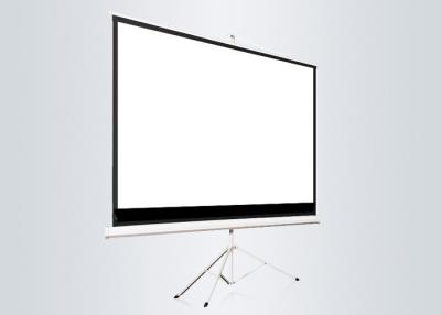 China Matte White Portable Projection Screen Foldable Projector Screen For PPT Presentation for sale