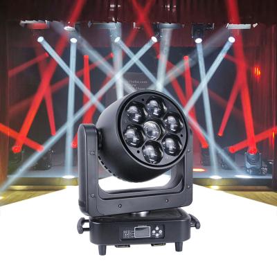 China Light Professional Bar RGBW 4in1 7*60W Bee Eye LED Moving Head DJ Culb Disco Stage Lighting Equipment Beam Light for sale