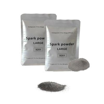 China Total 20-30 Mins Spark Cold Titanium Bag Pack Aluminum Alloy Safe Spark Firing Powder For Cold Spark Firework Machine 200g for sale