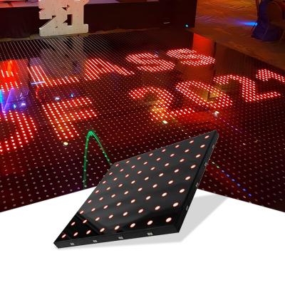 China 2023 New Model Wedding LED Dance Floor DJ Show Light Wedding Wireless DJ Lighting Floors Dance for sale