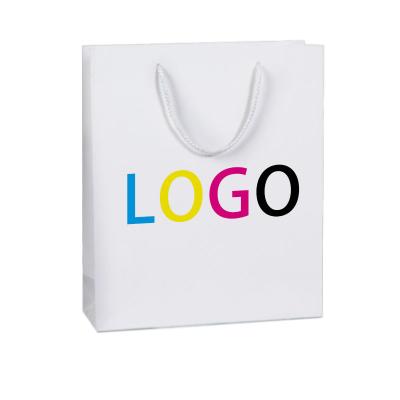 China Recyclable Wholesale Custom Cheap High End Print Your Own Logo Kraft Paper Bag for sale