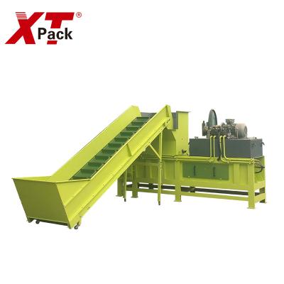 China Conveniently Operation Wood Chips Alfalfa Grass Waste Cloth Textile Scrap Baler Packing And Bagging Machine for sale