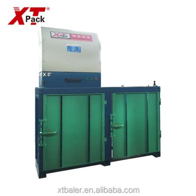 China Recycycling XTpack- 30-60kgs Bale Weight Twin Chamber Wrapping Machine For Plastics for sale