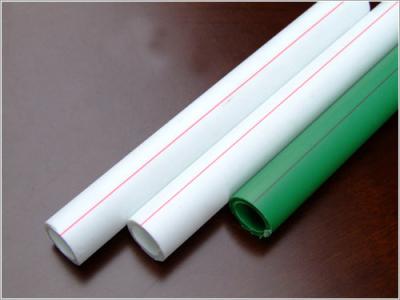 China White Green Eco-Friendly PPR Water Pipe PN25 / PPR Water Conduit for sale