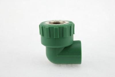 China Water Supply System PPR Pipe Fitting With DIN Standard , PPR Female Thread Elbow for sale