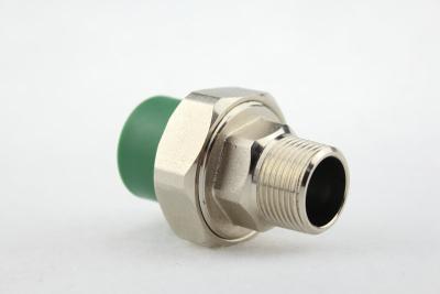 China Custom PPR Pipe Fitting PPR Male Threaded Union Coupling Water Pipe Joints for sale