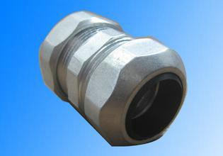 China Liquid Tight Insulated Flexible Conduit Connectors / WC Waterproof Direct Connector for sale