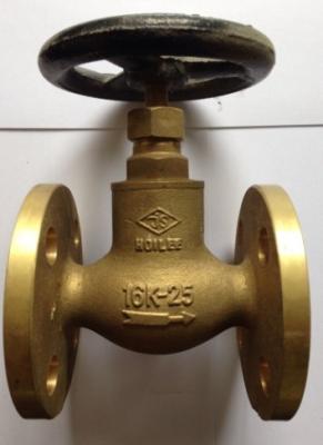 China Marine Bronze Flanged Gate Valve 6 Inch For Boat Or Ship , High Pressure for sale