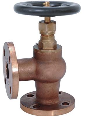 China Custom Flanged Brass Valve Marine Stop Valve / Bronze Globe Valve For Ship for sale