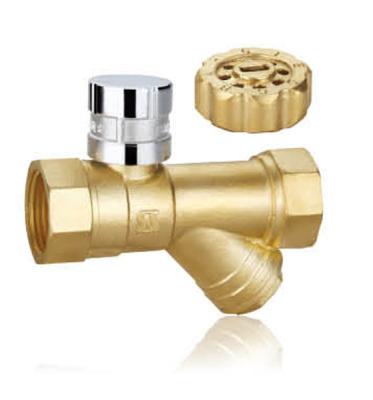 China Hydraulic Forging Brass Valve Magnetic Locking Filter Ball Valve , Quick Connect for sale