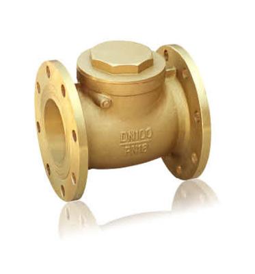 China 6 Inch Liquid Relief Flange Brass Valve / Swing Check Valves For Water for sale