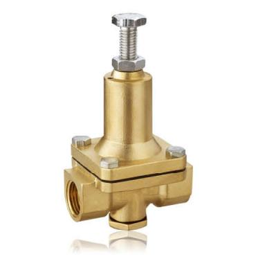 China Adjustable DN15 Brass Square Water Steam Pressure Reducing Valve 1.6Mpa for sale