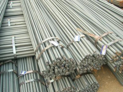 China Hot Rolled Reinforcing Deformed Steel Bar 12mm - 25mm For Building And Bridge for sale