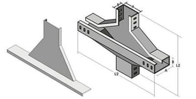 China Exterior Hot Dipped Galvanized Cable Tray , Ventilated / Perforated Trough Cable Tray for sale