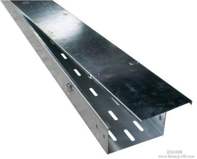 China Residential Galvanized Cable Tray Perforated Type With Light / Medium And Heavy Duty for sale