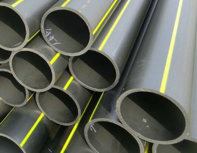 China Black Seamless 8 Inch PE Plastic Pipe For Water Supply And Gas for sale