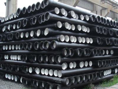 China Drainage Nodular Cast Iron Ductile Pipe Class K9 And Class C , Metallic Zinc Coating for sale