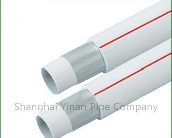 China Water Supply System Pipe and Fittings Plastic Composite Ppr-AL-P-pr Composite Ppr Pipe for sale