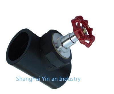 China PE pipe Fitting hdpe valves Construction Socket Pipe Plugging Water pipe Fitting for sale